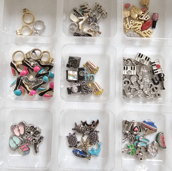🦉 5/$21 🦉 O2 ORIGAMI OWL LIVING LOCKET FLOATING PETITE MEMORY CHARMS NEW!! - Picture 15 of 16
